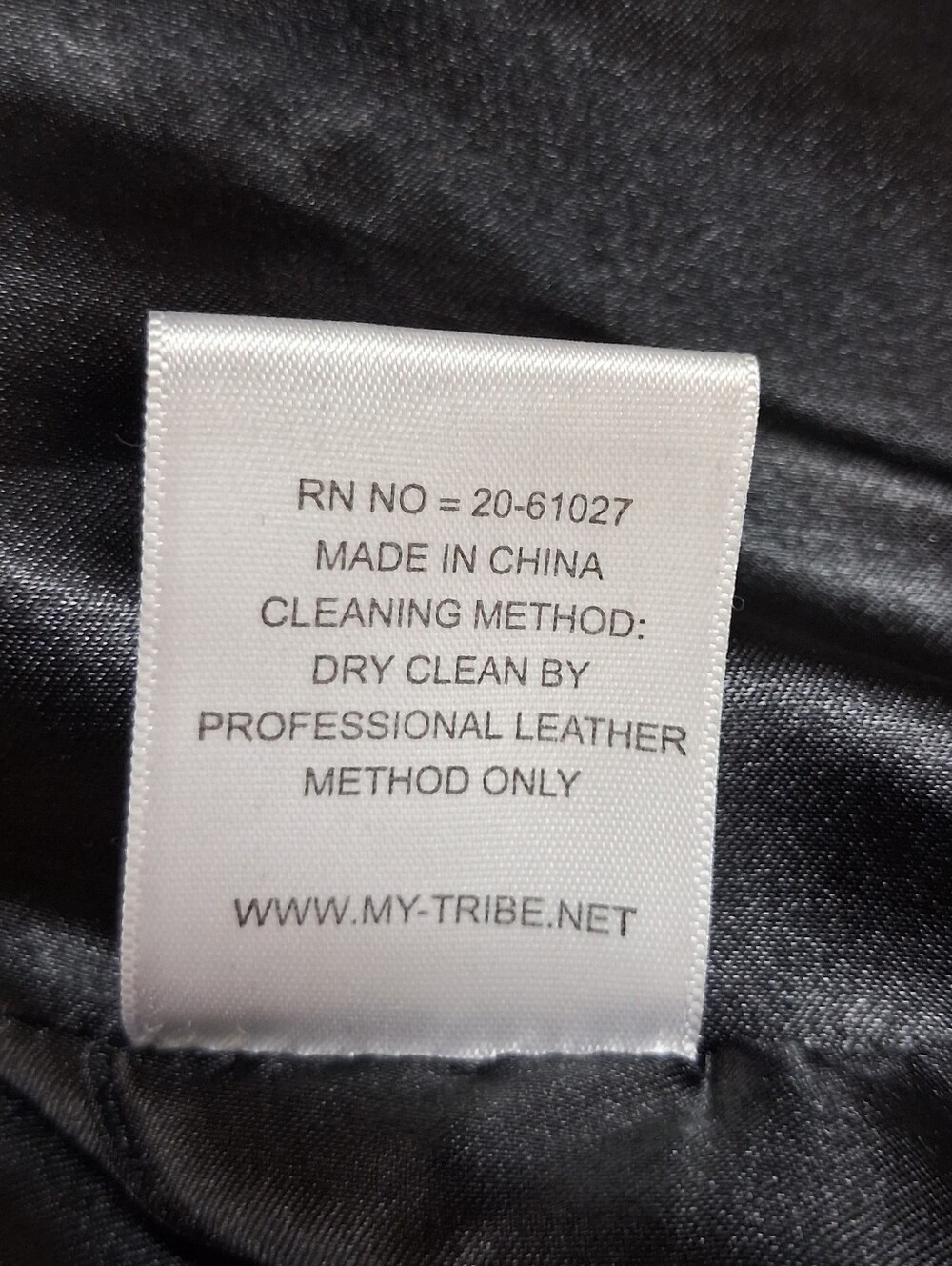 My Tribe Womens Black Leather Moto Jacket Shawl Collar Size XS - Picture 16 of 16